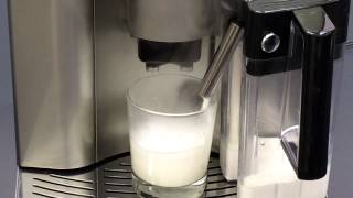 DeLonghi Magnifica Milk Frother Test [upl. by Stevena]