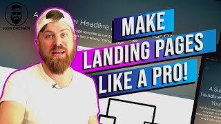 How To Create A Landing Page [upl. by Llerrud]