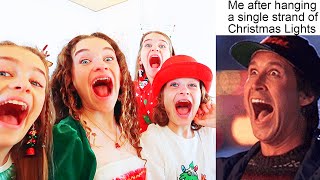 REACTING TO CHRISTMAS MEMES w The Norris Nuts [upl. by Mcdonald]