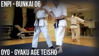 Enpi Bunkai 6 Oyo  Gyaku age teisho [upl. by Oramlub]