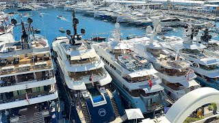 The Spectacular 2023 Monaco Yacht Show Bilionaire’s Luxurious Lifestyle billionaire luxury [upl. by Spindell269]