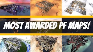 Trackmania Most awarded PressForward maps of each environment [upl. by Enyrat]