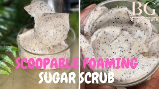 How To Make Foaming Sugar Scrub PART 2  For Beginners  Skincare Business [upl. by Marlena60]