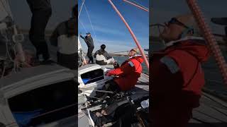 broach j24 race school driver fail oops sailing sailboat boatfails regatta [upl. by Grose]