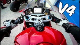 SEI PROPRIO MALEDUCATO Matrimonio  Test in pista DUCATI V4 [upl. by Ydner231]