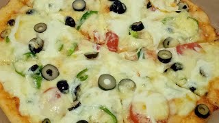 بيتزا الجبن🍕عجينة البيتزا الايطاليه الهشه القطنيه طريقة عمل صلصه البيتزا [upl. by Howes]