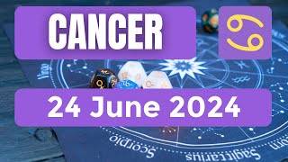 Cancer horoscope  Cancer Horoscope for Today 24 June 2024 [upl. by Lynnette]