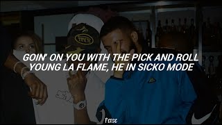 Travis Scott  SICKO MODE Lyrics ft Drake [upl. by Sadirah99]