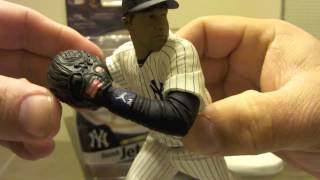 Derek Jeter McFarlane Collector Level Gold Figurine [upl. by Bithia336]