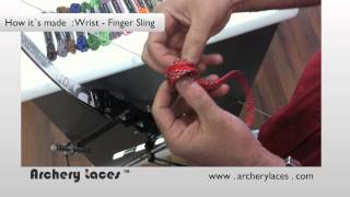 How It´s Made  WristFinger sling with Archery Laces [upl. by Akerehs]