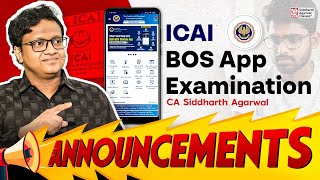 ICAI Examination Announcements  Siddharth Agarwal [upl. by Esilrahc]