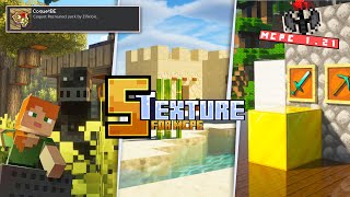 5 TEXTURE TERBAIK REALISTIC AESTHETIC  Di Minecraft 121  MCPE Render Dragon Low End Device [upl. by Nahc]