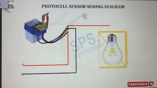 PHOTOCELL WIRING DIAGRAM wiring photocell ldr relay vuralvideo [upl. by Demmahum366]