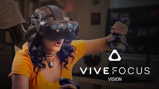 Introducing VIVE Focus Vision  NextGen VR Gaming by HTC VIVE [upl. by Eicats]