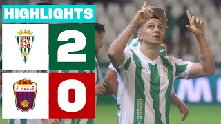 CÓRDOBA CF 2  0 CD ELDENSE  RESUMEN LALIGA HYPERMOTION [upl. by Yklam]