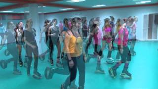 Masterclass Kangoo Jumps cu Cristina Androne  Dynamic Gym amp Spa 1 feb 2014 [upl. by Buskirk]