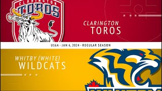 U16A  Clarington Toros vs Whitby Wildcats White [upl. by Jonme]