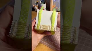 Bookbinding Stitching Practice  Handmade Notebook [upl. by Filip]