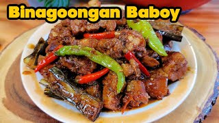 BINAGOONGANG BABOY  Pork Binagoongan [upl. by Salamone]