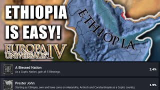 Ethiopia Has The Most Fun Start in EU4 137  Prester John amp A Blessed Nation Achievements [upl. by Denyse]