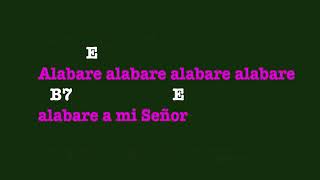 Alabare Alabare a mi Señor  Letra y Acordes de Guitarra [upl. by Etnuhs]