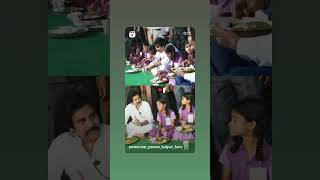 Pawan Kalyan Anna school girls cute video [upl. by Gautious]