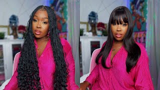 Braided Shein Wig  Shein Wig Review [upl. by Garrison]