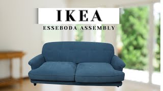 Esseboda IKEA Sofa Assembly Tutorial  REVIEW and RATING [upl. by Blinni410]