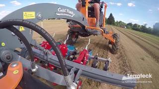 Terrateck  tool carrier precision weed control on double carrots row [upl. by Letsirk]