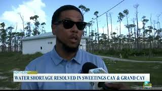 Water Shortage Resolved In Sweetings Cay and Grand Cay [upl. by Daryle]