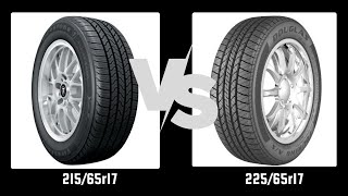 Tire Size 21565r17 vs 22565r17 [upl. by Arrekahs]