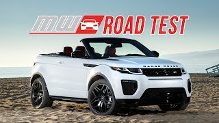 2017 Range Rover Evoque Convertible  Road Test [upl. by Lemahs]