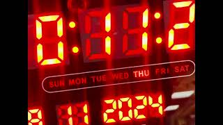 LED Digital Wall Calendar Clock [upl. by Anohs]