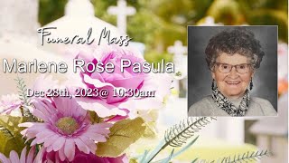 Funeral Mass  Marlene Rose Pasula [upl. by Syd90]