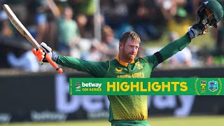 Proteas vs West Indies  3rd ODI Highlights  18 March 2023  JB Marks Oval Potchefstroom [upl. by Amaral311]