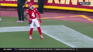 Mahomes strike hits Rice in stride for 44yard score [upl. by Charlet]