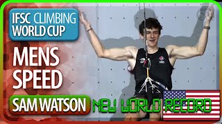 Speed Climbing  Former World Record  Sam Watson  USA [upl. by Ahsinak]