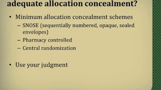 Concealed Allocation What Is It and Why Is It Important [upl. by Anestassia]