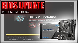 MSI PRO H610ME DDR4 BIOS UPDATE [upl. by Gilletta]