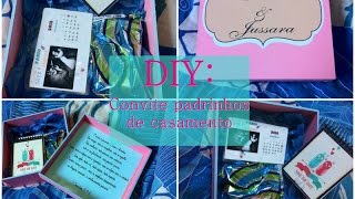 DIY Convite padrinhos de casamento [upl. by Dart85]