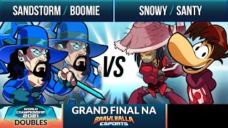 Sandstorm amp Boomie vs Snowy amp Santy  Grand Final  BCX Doubles 2021  NA 2v2 [upl. by Eniawtna52]