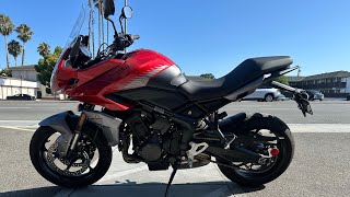 2022 Triumph Tiger Sport 660 Only 375 miles in the Bay Area [upl. by Ariela]