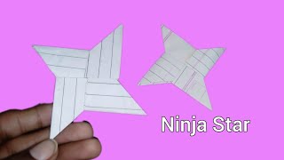 Origami Ninja Star  Kagaj Ka Ninja Star Kaise Banate Hai  Paper Ninja Star Craft  Ninja Star 🌟 [upl. by Loree]