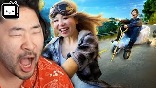 OFFLINETV RACES SOAPBOX CARS  Peter Park Reacts [upl. by Issej]