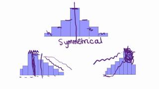 Maths Tutorial Describing Statistical Distributions Part 1 of 2 [upl. by Aihsekyw]