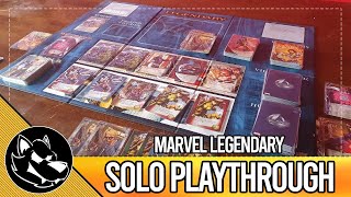 Marvel Legendary Solo Playthrough and Review  XMen vs Magneto [upl. by Windham]