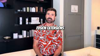 How to do a proper application for Fusion Extensions with Tony Odisho chicagohairstylist [upl. by Nofpets401]