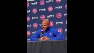 JB Bickerstaff on Ron Holland’s debut with the Detroit Pistons “He was awesome” youtubeshorts NBA [upl. by Nosyd458]