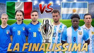 Italia VS Argentina FOOTBALL CHALLENGE wStardust House [upl. by Svirad160]