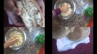 recette pain complet  طريقة تحضير خبز القمح الكامل [upl. by Eitisahc]